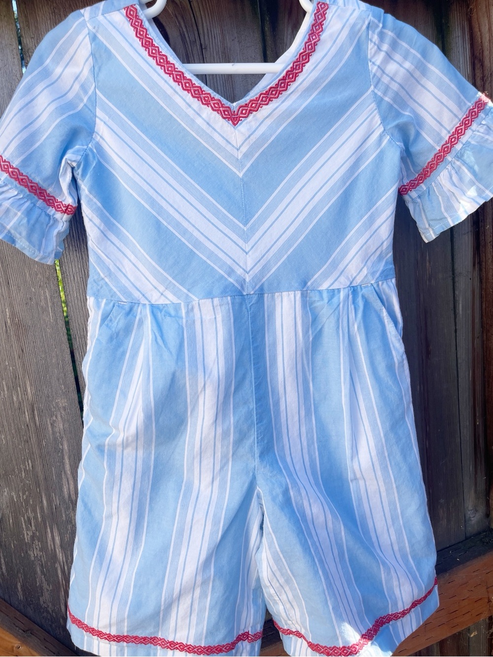 Janie and Jack cotton romper 2T